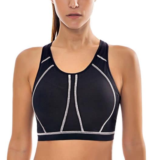 Plus Size Sports Bras Syrokan Full Coverage front
