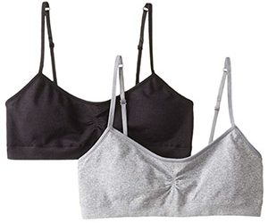 Hanes Girls' Big Seamless Foam Bra (Pack of 2)