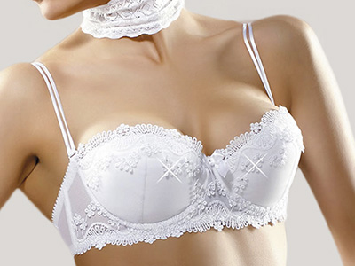 Madonna Balconette Bra With Crystals