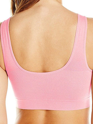 Cabales Wireless Sports Bra with Removable Pads