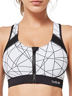 Yvette Women’s Racerback High Impact Sports Bra